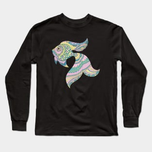 Fish Pattern Long Sleeve T-Shirt